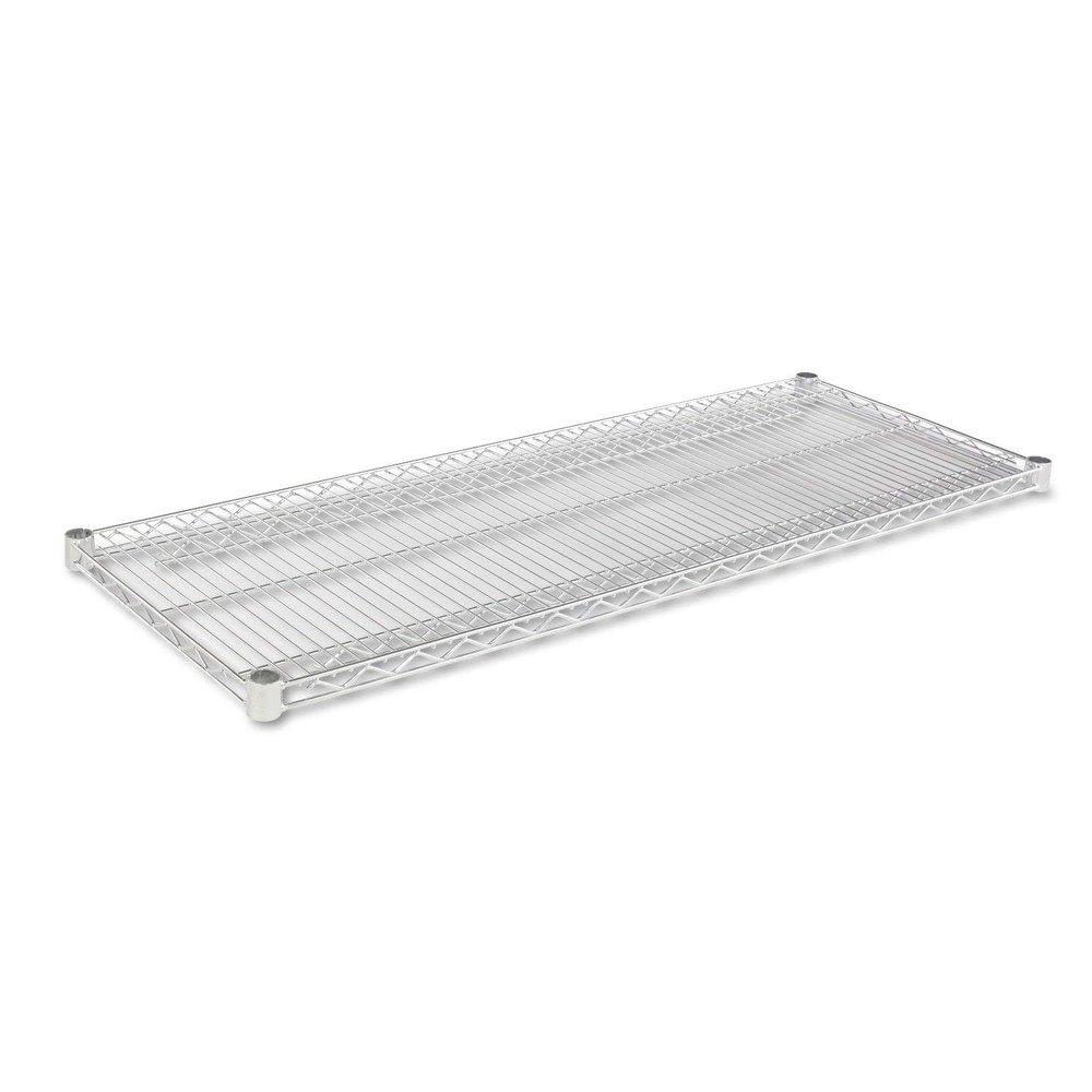 Alera SW584818SR Industrial Wire Shelving Extra Wire Shelves, 48w X 18d, Silver, 2 Shelves/Carton