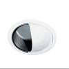 Juno Lighting 16-WH Adjustable Scoop 4IN Wall Wash Recessed Trim, White Finish view 1