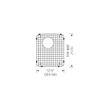 BLANCO 221009 Grid Sink Rack, Stainless Steel view 3