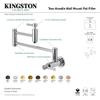 Kingston Brass KS8108DL Concord Pot Filler, 13", Brushed Nickel view 4