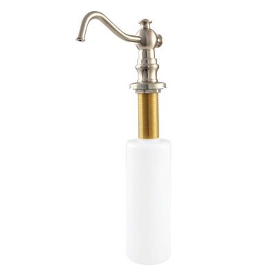 Kingston Brass SD7608 Vintage Soap Dispenser, Brushed Nickel,10-1/4"
