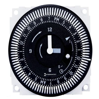 Grasslin by Intermatic FM1STUZH-120U 24-Hour 21A, SPDT, 120V Electromechanical Timer Module with Manual Override Switch