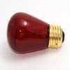 Bulbrite 11W 130V S14 Transparent Red Sign or Indicator Bulb, E26 Base view 2