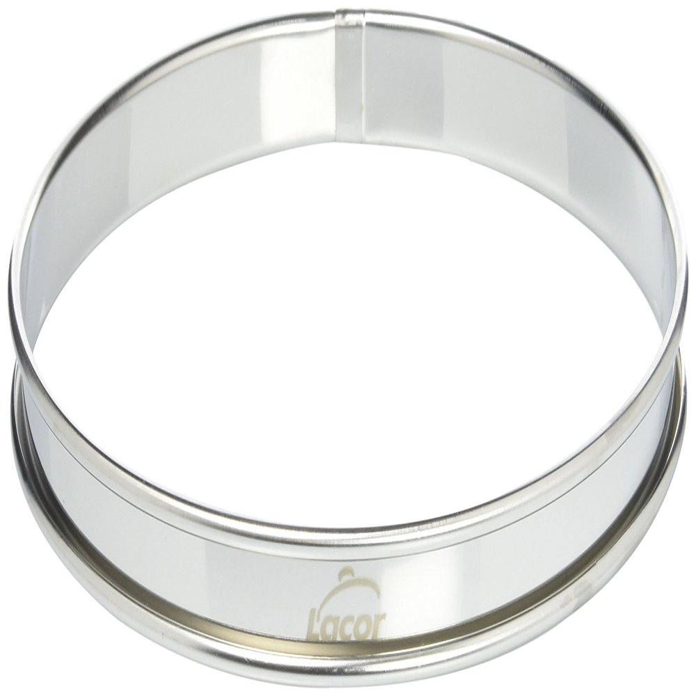 Lacor 68120 18/10 Stainless Steel Tart Ring, 20 x 2.2 cm, Silver