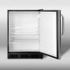 Summit FF7BDPL Refrigerator, Silver With Diamond Plate view 2