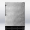 Summit FF7BDPL Refrigerator, Silver With Diamond Plate view 3