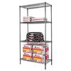 Alera Industrial Wire Shelving Starter Set, 36Wx18-inch D, Black Anthracite (ALESW503618BA) view 1