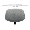 Perch Chrome Stationary Lab Chair with Adjustable Back Support | Desk Height 17-22" | Cinder Fabric view 4