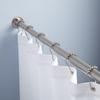 Signature Hardware 466745 66" Straight Brass Shower Rod view 1