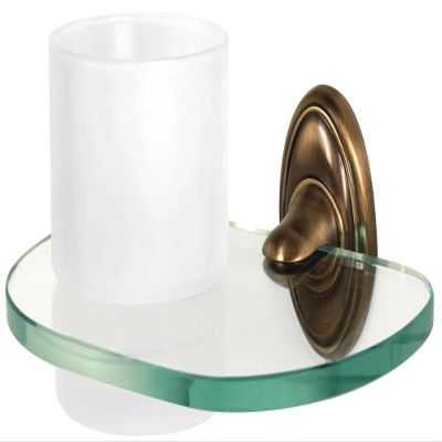 Alno A8070-AE Classic Traditional Tumbler Holder, 6-5/8", Antique English