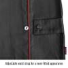 BLACK STALLION BSX FR Welding Jacket - Black w/Red Flames - MEDIUM view 3