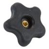WOODRIVER Knob Five Star with Through Hole 1/4"-20 Insert view 1