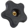 WOODRIVER Knob Five Star with Through Hole 1/4"-20 Insert view 2