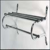 Gaychrome Traditional Chrome Coat Rack, 17 inch Height - 1 each.