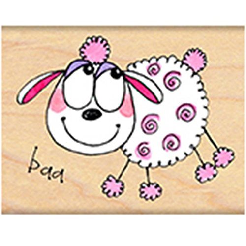 Penny Black Mounted Rubber Stamp 1.75x2.25-Baa