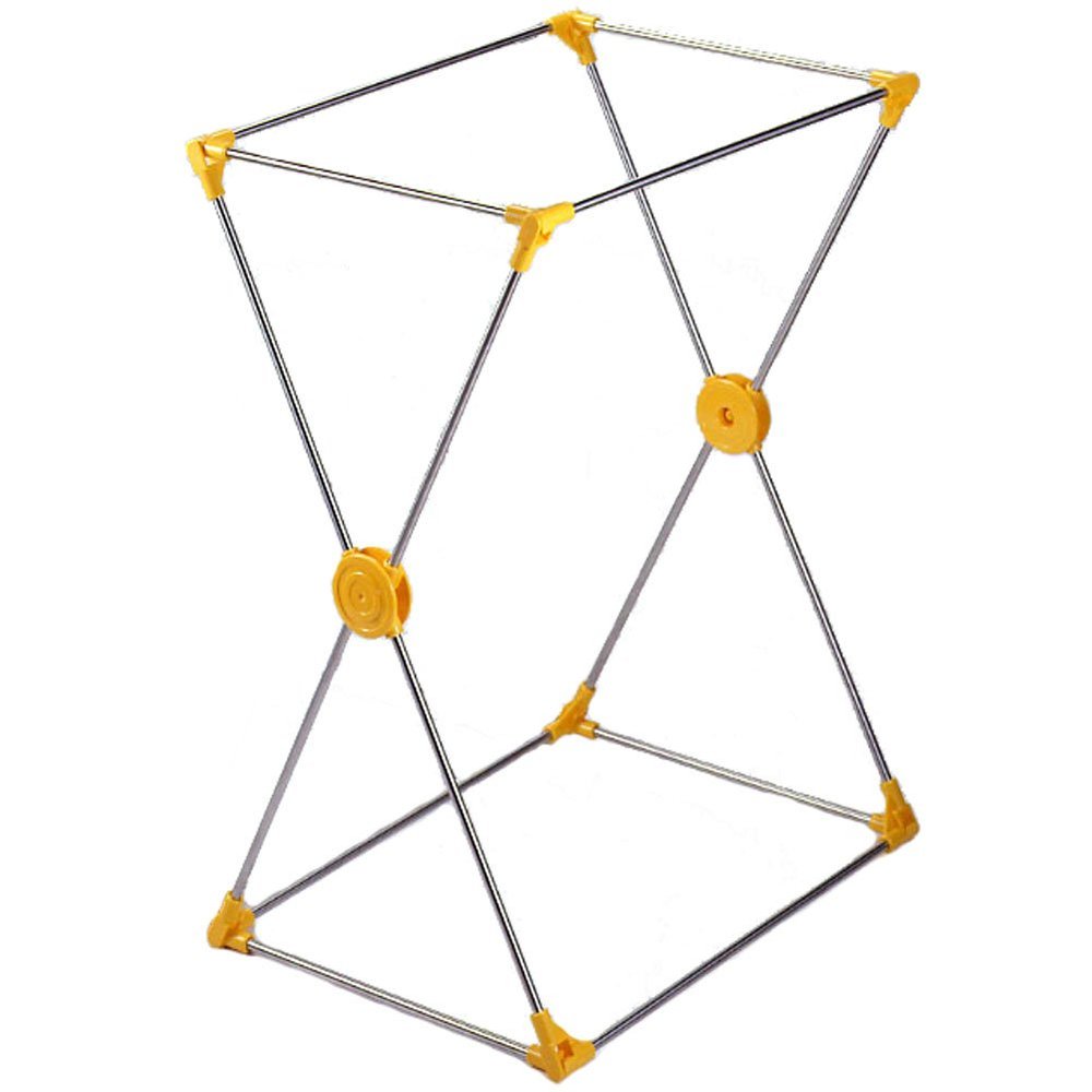  Yamaken Industrial Dust Stand, Trash Bag Holder, 10.2 gal (45 L), Yellow, Made in Japan