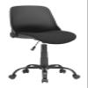 Calico Designs Back, Modern, Swivel, Office Contoured Folding Task Chair, Black/Black, 22"W x 22"D x 37.5" view 1