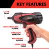 Wagan EL2257 12V DC Mighty Impact Wrench, 1/2 inch 12 Volt Electric Impact Wrench Kit, 271 ft-lbs, Tire Repair Tools with Sockets and Carry Case view 4