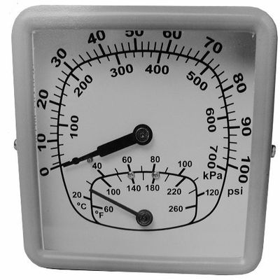 Pasco 1452 31/2quot; FACE Press/Temp 1/2 MIP Back MOUNTs