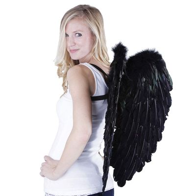 Zucker Small Marabou Feather Fan - Vintage Costume Folding Hand Fan - Burlesque Showgirl Decorative Folding Fans for Women