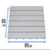 Topre SKH-32 Bath Slats, Hard Resin, Gray, 23.6 x 33.5 inches (60 x 85 view 2