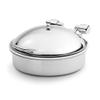 Vollrath 46123 Intrigue Round 6 Quart Induction Chafer with Food Pan view 1