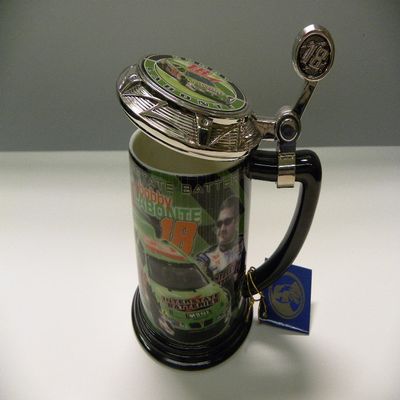 Franklin Mint 6 " Tall Tankard / Stein #18 Bobby Labonte Collector Tankard