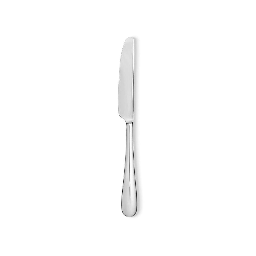 Alessi "Nuovo Milano" 9-Inch Table Knife Monoblock, Set of 6,White