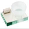 Alno A7530-PN Arch Modern Soap Dish, 6-3/4", Polished Nickel view 1