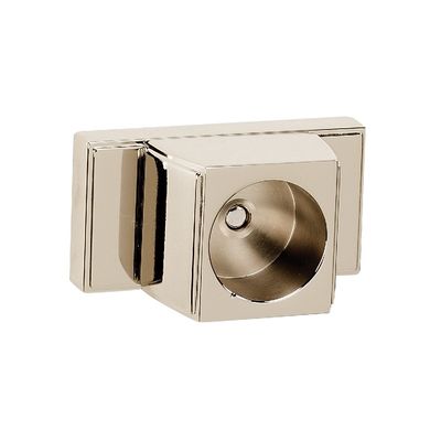 Alno A7546-PN Arch Modern Shower Rod Brackets, 2-1/2", Polished Nickel