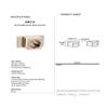 Alno A7546-PN Arch Modern Shower Rod Brackets, 2-1/2", Polished Nickel view 2