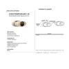 Alno A7646-PN Contemporary III Modern Shower Rod Brackets, 2-3/16", Polished Nickel view 2