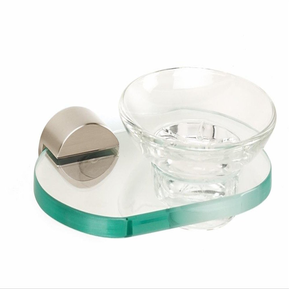 Alno A7630-SN Contemporary III Modern Soap Dish, 6-3/4", Satin Nickel