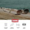Chums Original Large Frame Cotton Retainer - Unisex Eyewear Keeper for Sunglasses & Glasses - Adjustable Fit, Washable & Made in USA (Large-End, Black) view 4