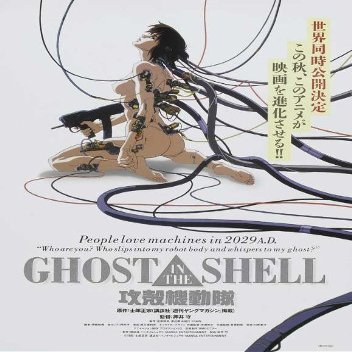 Pop Culture Graphics Ghost in The Shell Poster Movie Japanese C 27x40