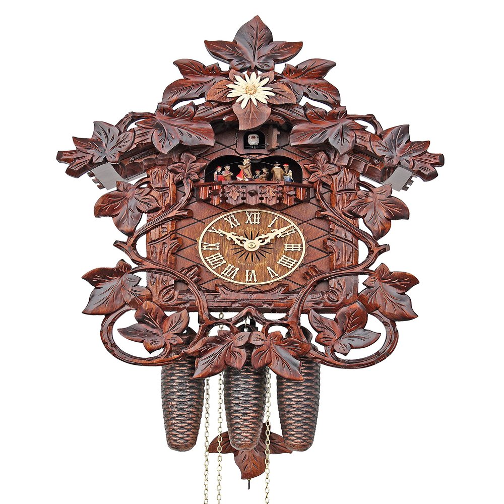 HerrZeit by Adolf Herr Cuckoo Clock - Vine Creepers handshingled