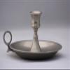 Brass & Silver Traditions Maid's Chamberstick, Pewter view 2