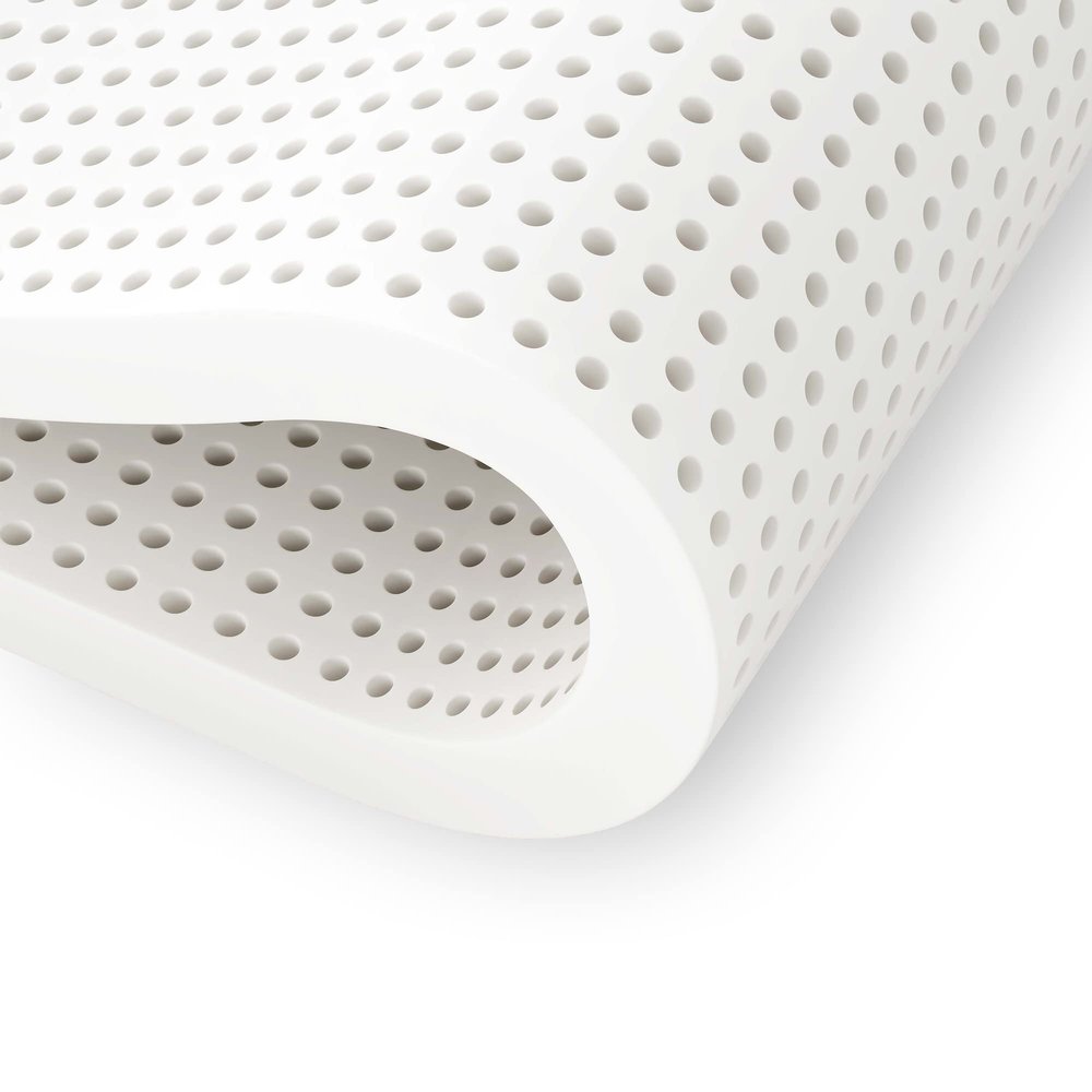 PlushBeds 3" Soft Topper | Organic Latex | Made in The USA | Luxurious Comfort | Soothing Pressure Point Relief | Support for Shoulders, HIPS, Back, and Knees | Queen