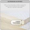 PlushBeds 3" Soft Topper | Organic Latex | Made in The USA | Luxurious Comfort | Soothing Pressure Point Relief | Support for Shoulders, HIPS, Back, and Knees | Queen view 3