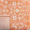 SAFAVIEH Washable Rug Outdoor Courtyard Collection - 7'10" Square, Terracotta & Natural, Non-Shedding & Easy Cleaning, Ideal for Patio, Backyard, Mudroom (CY2098-3202) view 4