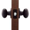 Copper Creek EK2020BC Egg Door Knob, Passage Function, 1 Pack, in Black view 4