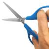 CANARY Japanese Office Scissors 6.8", Japanese Stainless Steel Blade, Desk Scissors for Paper Cutting, Blue view 3