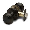 Copper Creek Colonial Passage Interior Door Knob  ANSI Grade-3 Certified, Modern Heavy Duty Handle, Easy Install and Reversible for Bedroom, Bathroom and Closets  Tuscan Bronze (1 Pack) view 1