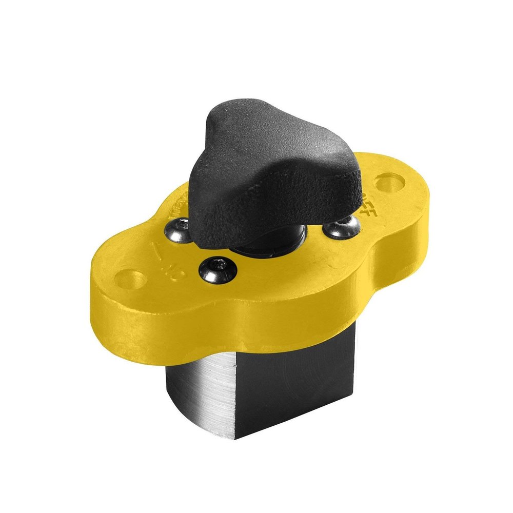 Magswitch MagJig 95 Magnetic Woodworking and Welding Base Clamp Holder for Wood Working Supplies, Accessories, Tools and Equipment, Magnet Switch with On/Off Capabilities, 95 lb Holding Force, Yellow