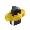 Magswitch MagJig 95 Magnetic Woodworking and Welding Base Clamp Holder for Wood Working Supplies, Accessories, Tools and Equipment, Magnet Switch with On/Off Capabilities, 95 lb Holding Force, Yellow view 1