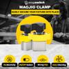 Magswitch MagJig 95 Magnetic Woodworking and Welding Base Clamp Holder for Wood Working Supplies, Accessories, Tools and Equipment, Magnet Switch with On/Off Capabilities, 95 lb Holding Force, Yellow view 2