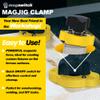 Magswitch MagJig 95 Magnetic Woodworking and Welding Base Clamp Holder for Wood Working Supplies, Accessories, Tools and Equipment, Magnet Switch with On/Off Capabilities, 95 lb Holding Force, Yellow view 3
