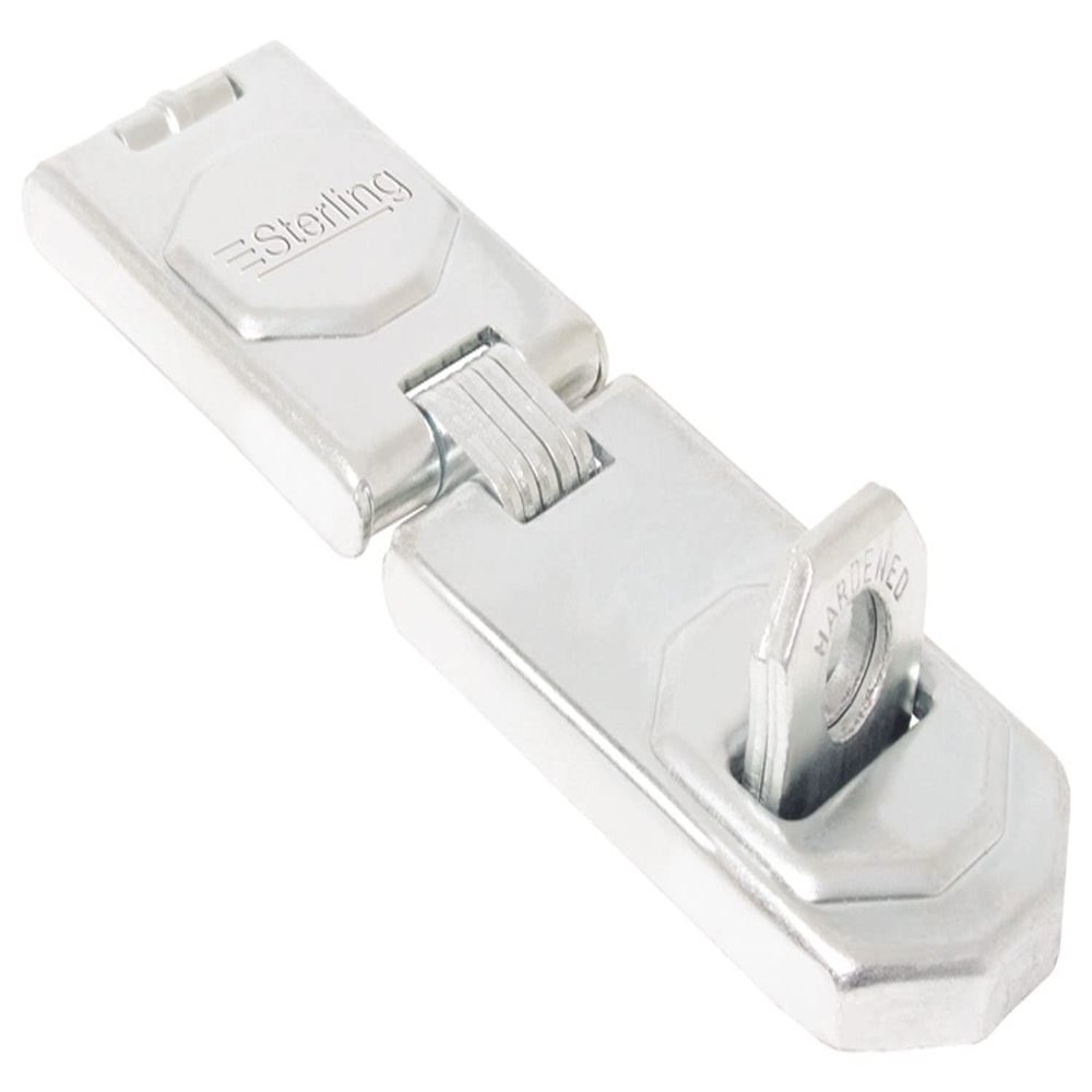 Sterling 155 AHS Hasp & Staple, Chrome, 155mm