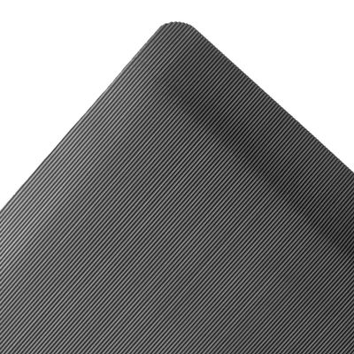 NoTrax 974S0312BL 974-Ergo Mat Grande 3' x 12' Black Anti-Fatigue Mat with Red Stop