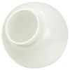 Lamp Post Globes Replacement | 8" Diameter | 4" Fitter Neck | Smooth Textured | Made In USA | White view 1